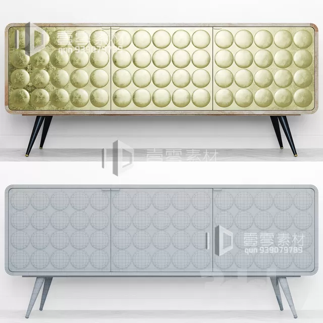 CONSOLE & CABINETS 3D MODELS – VOL.10 – No.020