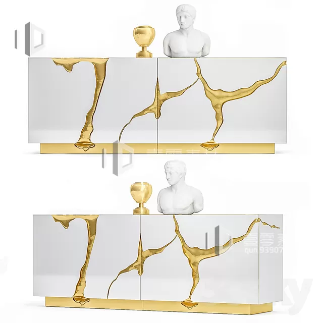 CONSOLE & CABINETS 3D MODELS – VOL.10 – No.036