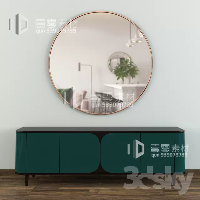 CONSOLE & CABINETS 3D MODELS – VOL.10 – No.038