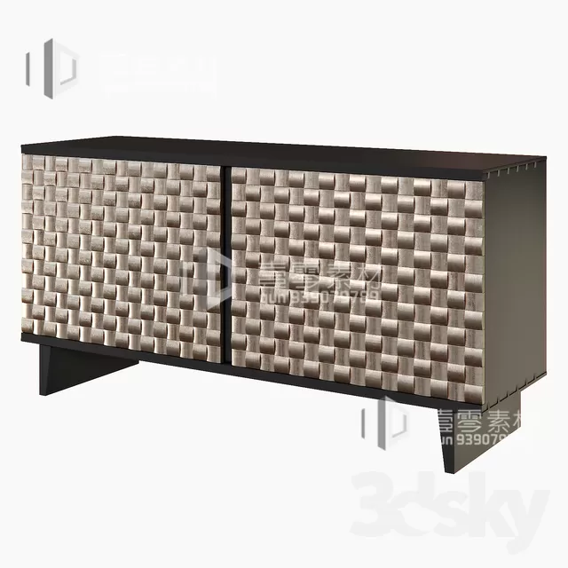 CONSOLE & CABINETS 3D MODELS – VOL.10 – No.039