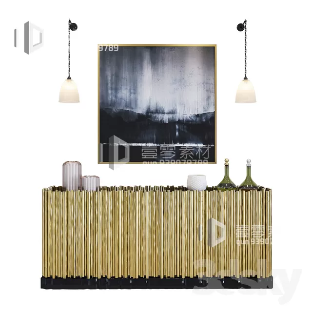 CONSOLE & CABINETS 3D MODELS – VOL.10 – No.041