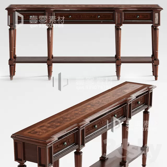 CONSOLE & CABINETS 3D MODELS – VOL.10 – No.067