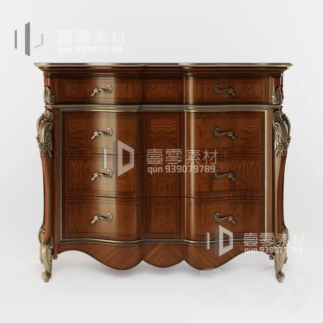 CONSOLE & CABINETS 3D MODELS – VOL.10 – No.081
