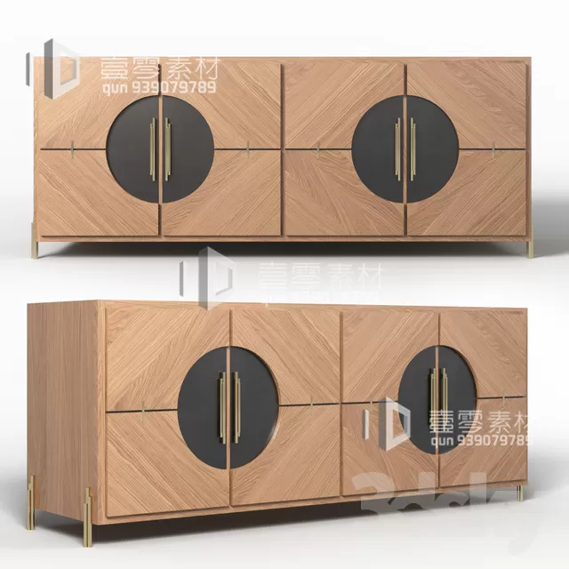 CONSOLE & CABINETS 3D MODELS – VOL.10 – No.090