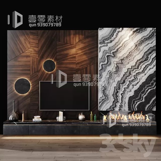 CONSOLE & CABINETS 3D MODELS – VOL.10 – No.094