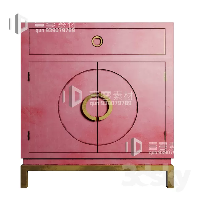 CONSOLE & CABINETS 3D MODELS – VOL.10 – No.102