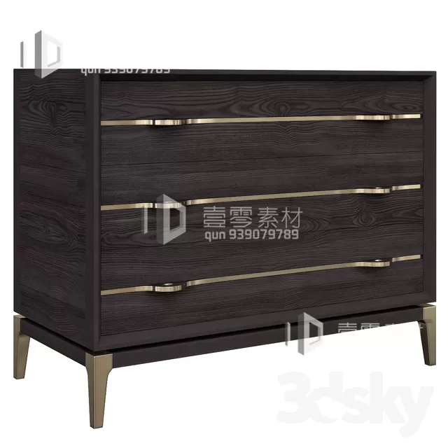 CONSOLE & CABINETS 3D MODELS – VOL.10 – No.117