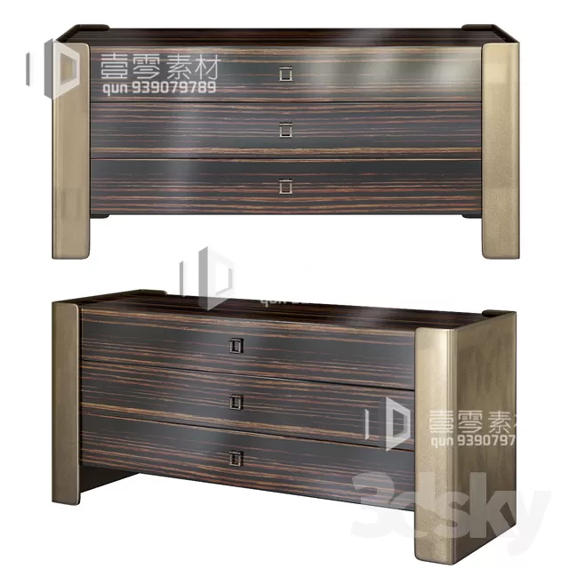 CONSOLE & CABINETS 3D MODELS – VOL.10 – No.118