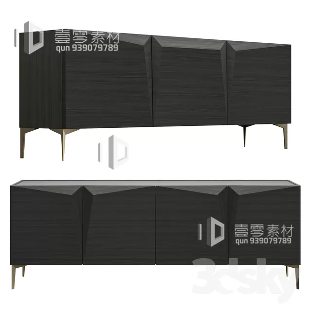 CONSOLE & CABINETS 3D MODELS – VOL.10 – No.126