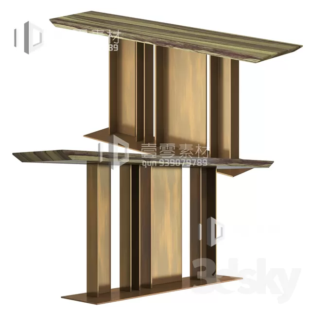 CONSOLE & CABINETS 3D MODELS – VOL.10 – No.129