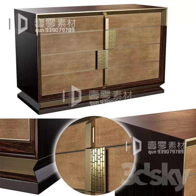 CONSOLE & CABINETS 3D MODELS – VOL.10 – No.138