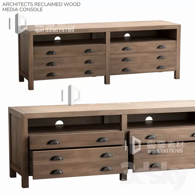 CONSOLE & CABINETS 3D MODELS – VOL.10 – No.139