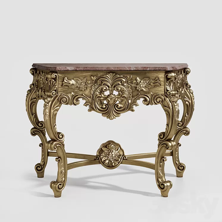Console Cappellini Intagli 251 3D Model