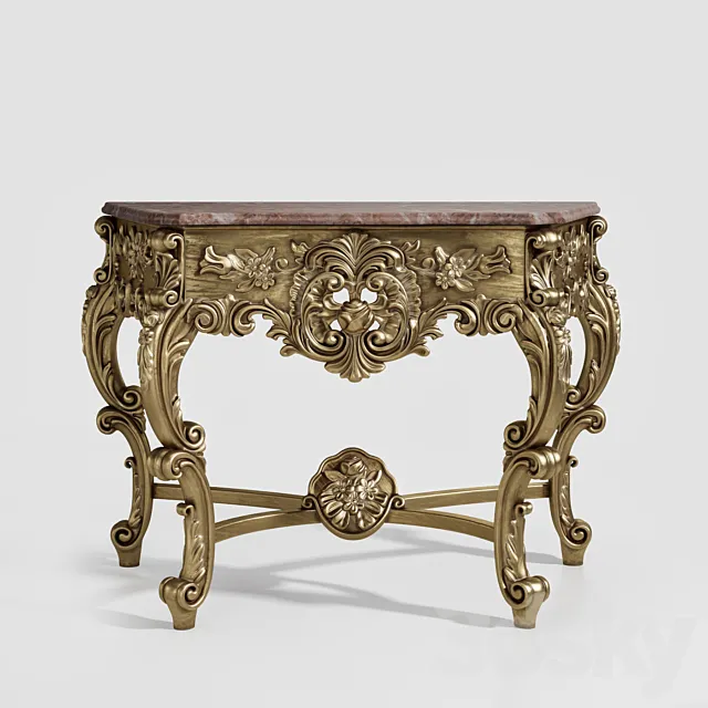 Console Cappellini Intagli 251 3DModel