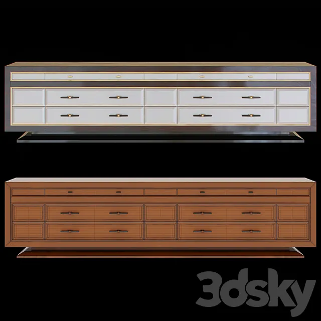 Console chest of drawers Ferris Rafauli 3D Model Console chest of drawers Ferris Rafauli 3D Model