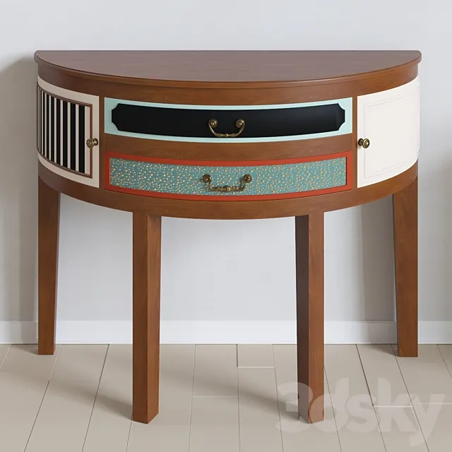 Console Gouache Birch 3DModel