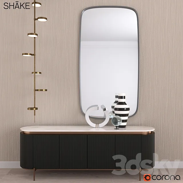 CONSOLE HEGE BY SHAKE 3D Model CONSOLE HEGE BY SHAKE 3D Model