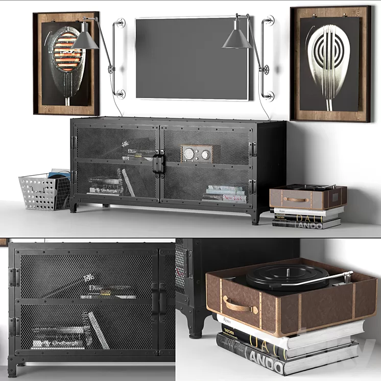 Console Hopper RH III 3D Model Console Hopper RH III 3D Model