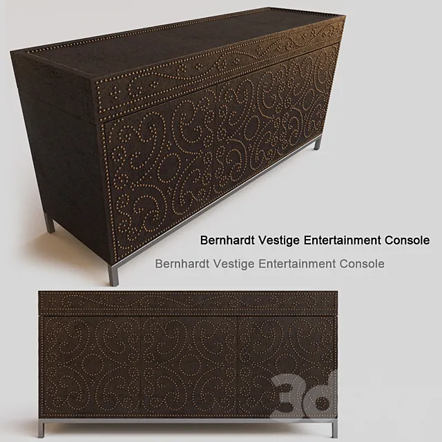 Console nightstand Bernhardt Vestige Entertainment Console 3D Model