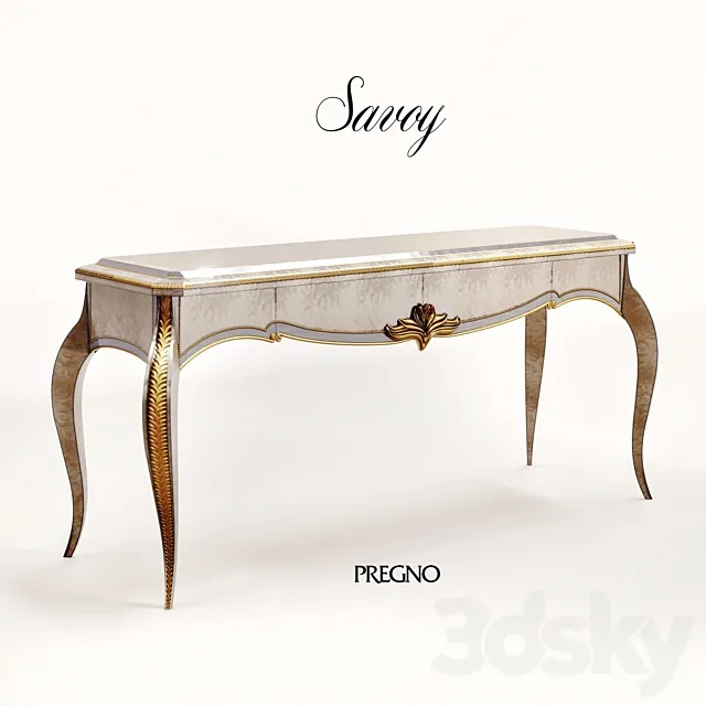 Console Pregno from Savoy collection. (Perezalivke) 3D Model Console Pregno from Savoy collection. (Perezalivke) 3D Model