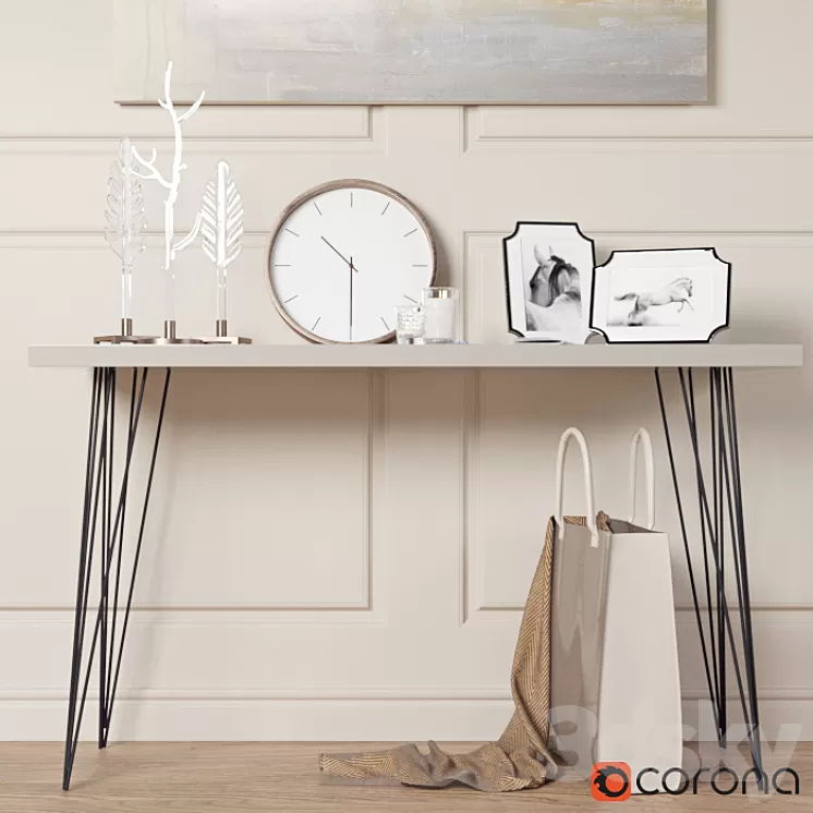 Console Safavieh 3D Model