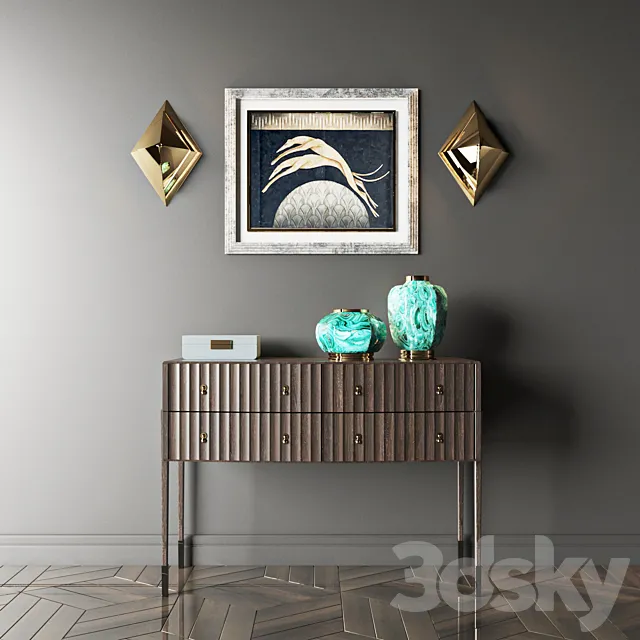 console + sconce eichholtz 3D Model console + sconce eichholtz 3D Model