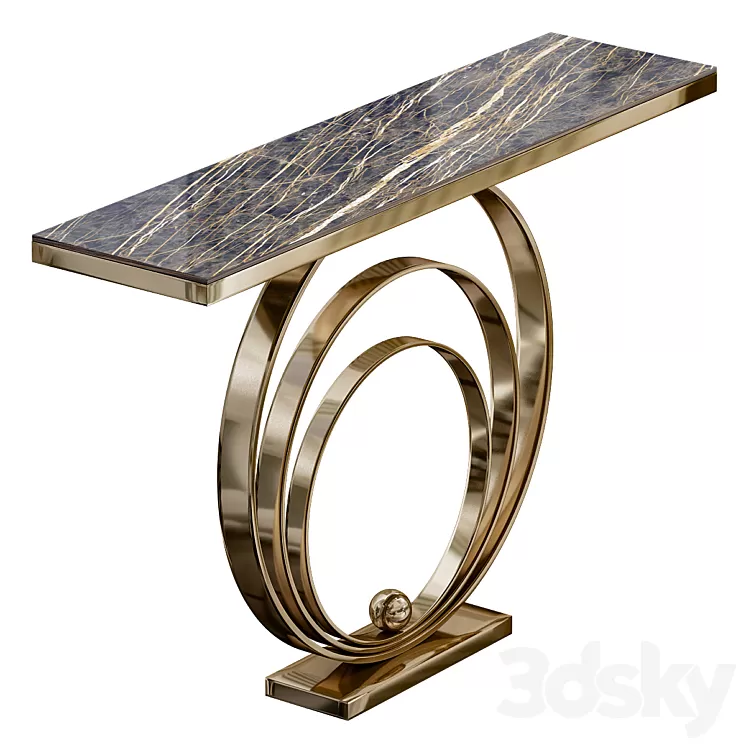 Console table 3D Model Console table 3D Model