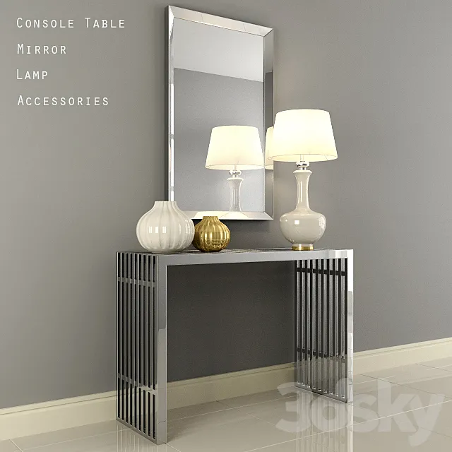 Console Table 3DModel Console Table 3DModel