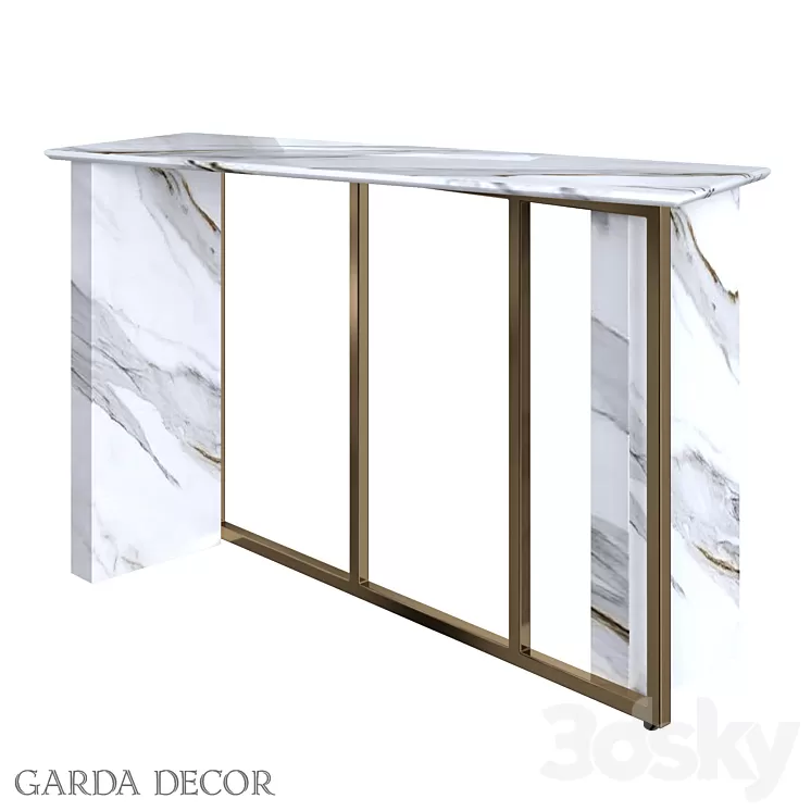 CONSOLE TABLE (ARTIFICIAL MARBLE) 30B-848-2 Garda Decor 3D Model CONSOLE TABLE (ARTIFICIAL MARBLE) 30B-848-2 Garda Decor 3D Model