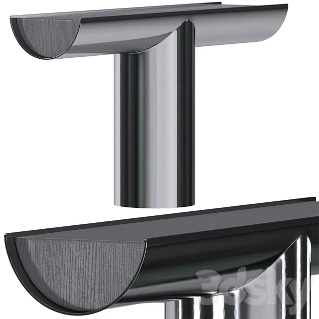 Console table from Minotti Pilotis series 3D Model