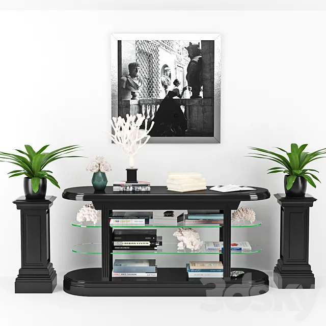Console Table Pierce 3D Model Console Table Pierce 3D Model