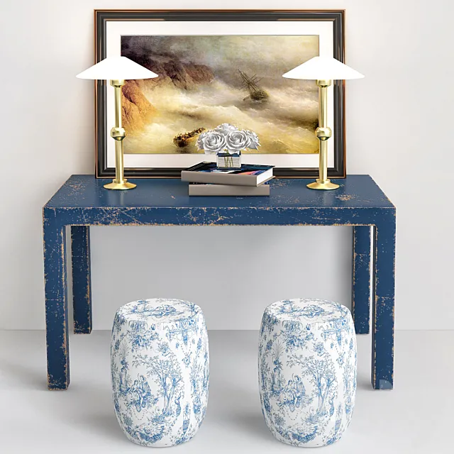 Console Table RH 3D Model Console Table RH 3D Model