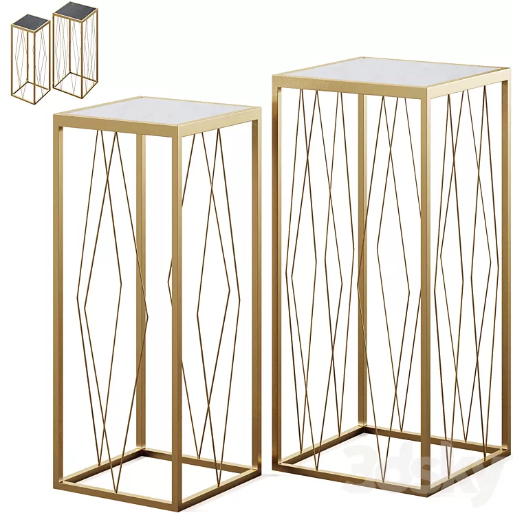 Console with marble top by GLASAR 3D Model Free Download Console with marble top by GLASAR 3D Model Free Download