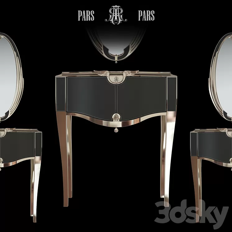 Console_Pars_ART_with_mirror 3D Model