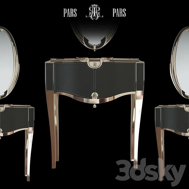 Console_Pars_ART_with_mirror 3DModel
