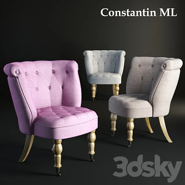 Constantin armchair ML 3DModel
