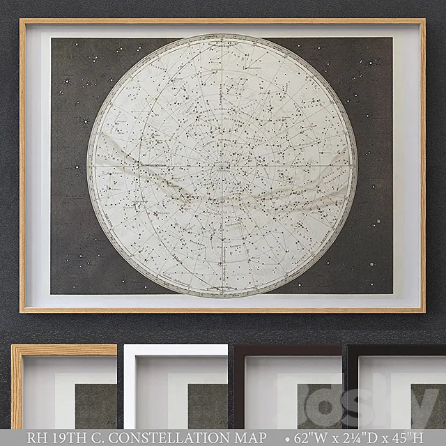 CONSTELLATION MAP 3D Model CONSTELLATION MAP 3D Model