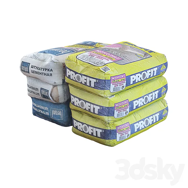 Construction mix 3D Model Construction mix 3D Model