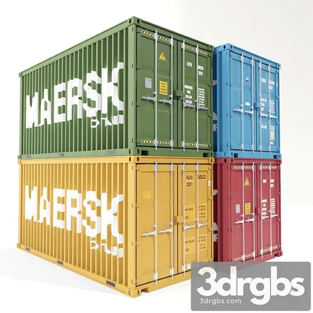 Container 3D Model Download