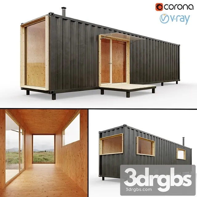 Container house 3D Model Download