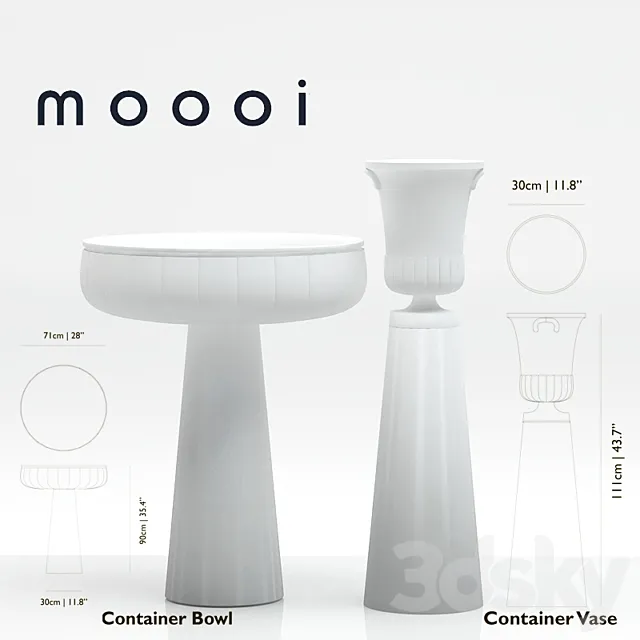 Container Vase_Bowl_ MOOOI 3DModel