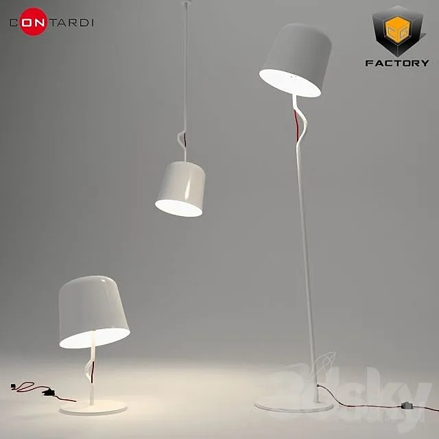 Contardi Agata Set 3D Model Contardi Agata Set 3D Model