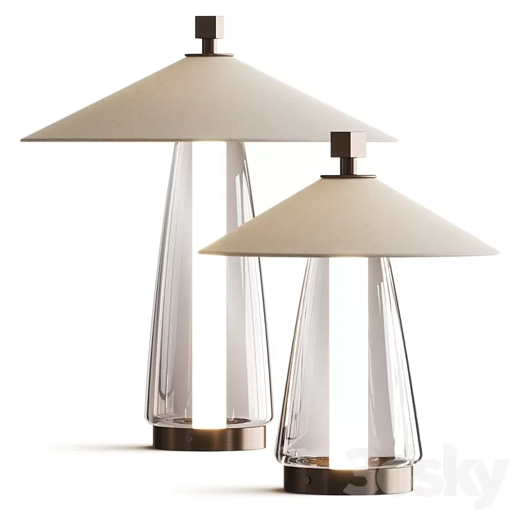 Contardi Asia Table Lamps 3D Model