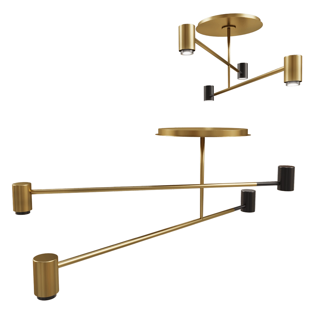 Contardi  – Ceiling lamp Melanocetus PL Double 3D Model