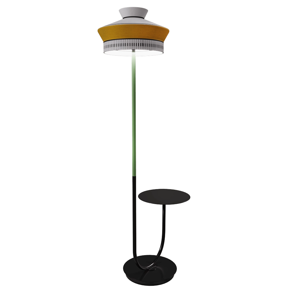 Contardi  – Floor lamp and table Calypso Antigua Outdoor 3D Model