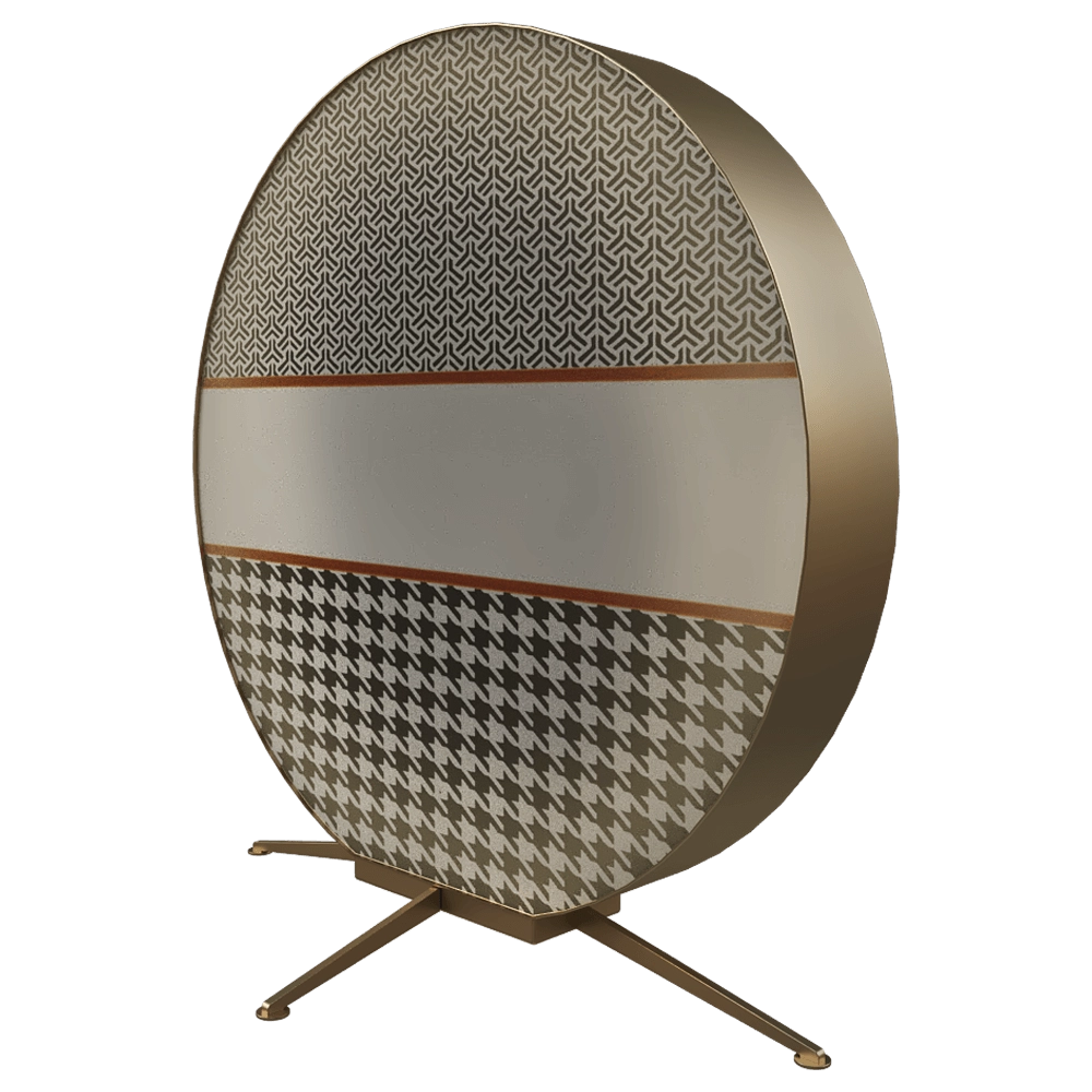 Contardi  – Floor lamp Babu textile Medium 3D Model