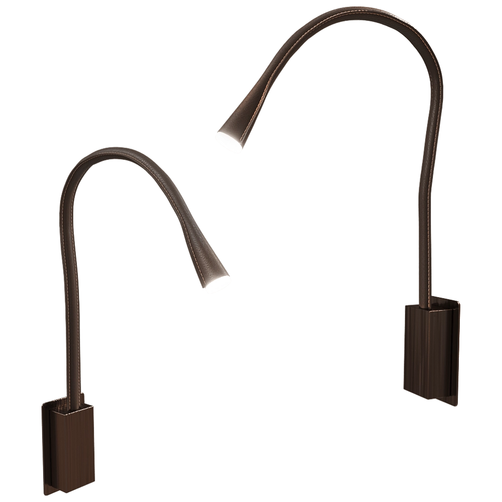 Contardi  – Wall lamp Flexiled ap l.60 leather 3D Model