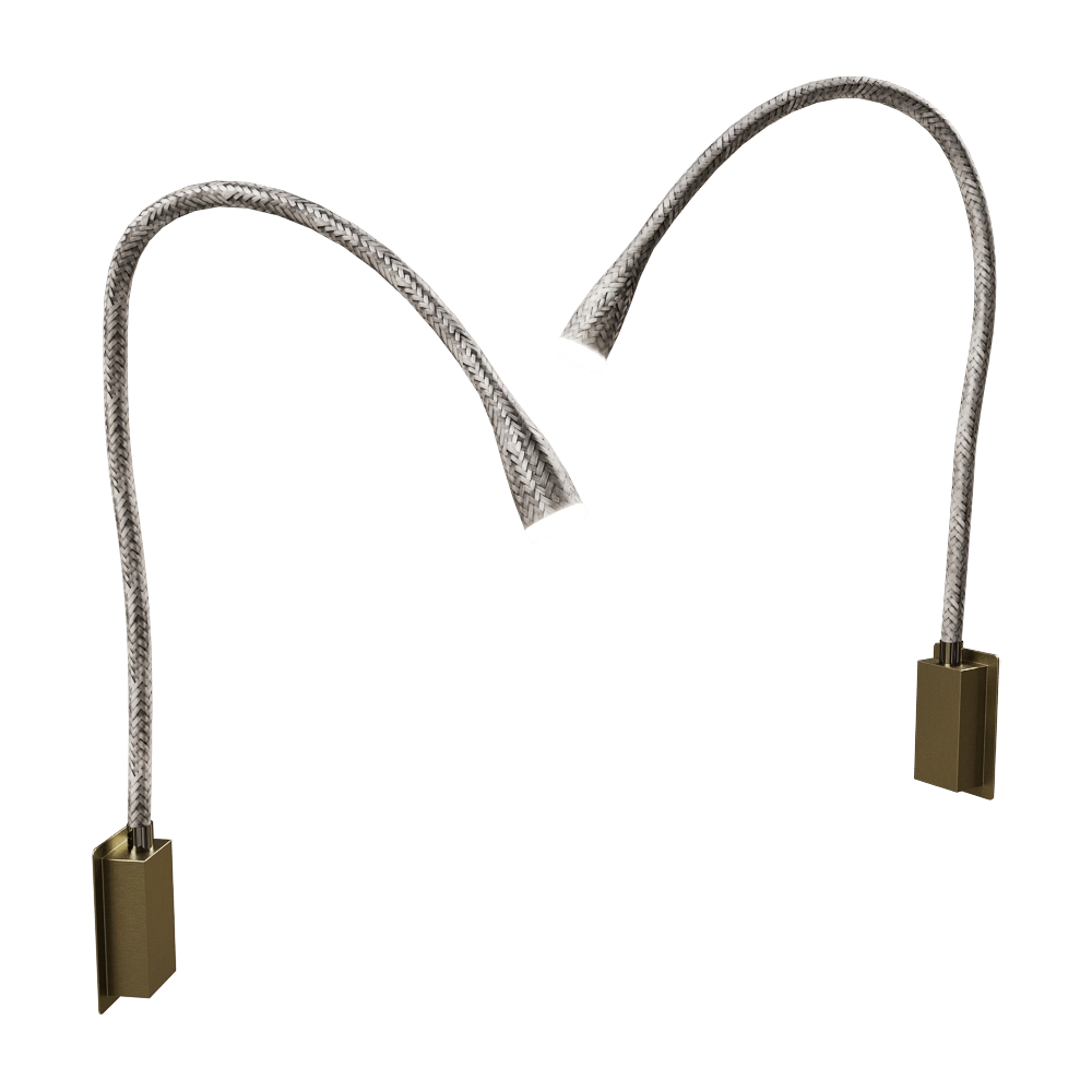 Contardi  – Wall lamp Flexiled ap l.90 steel 3D Model