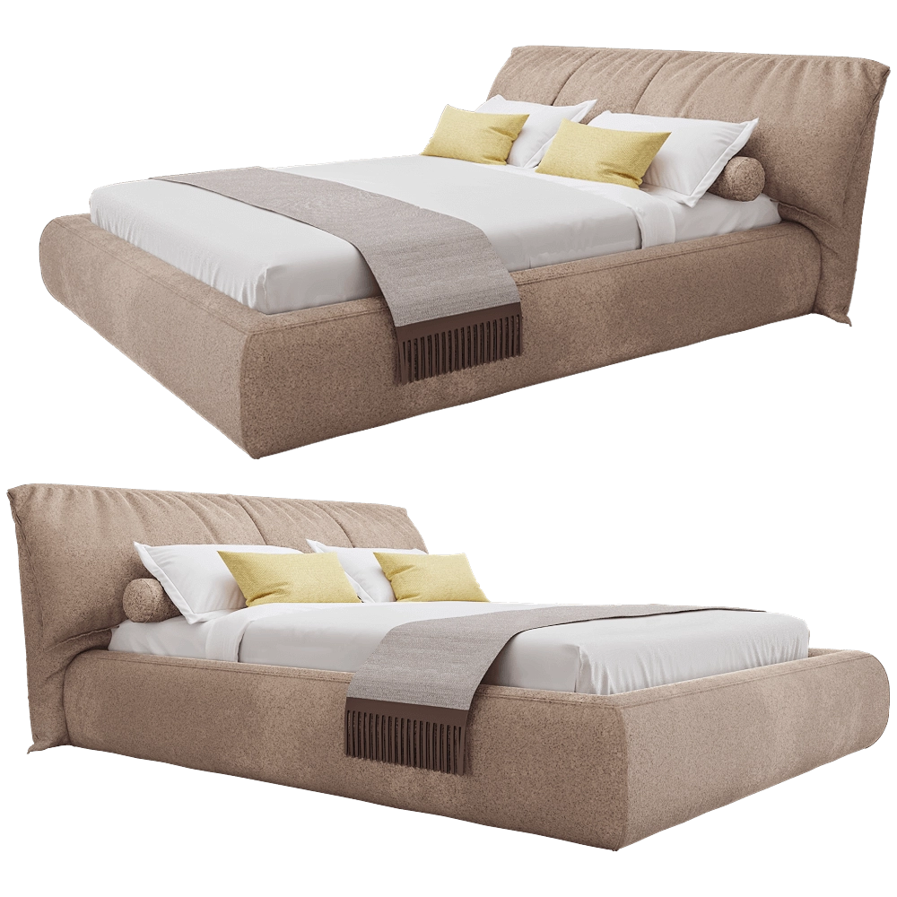 Conte – Bed Soft 3D Model Conte – Bed Soft 3D Model