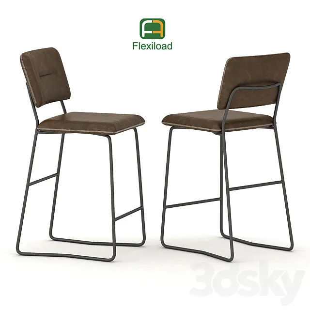 Contempo bar chair 3D Model
